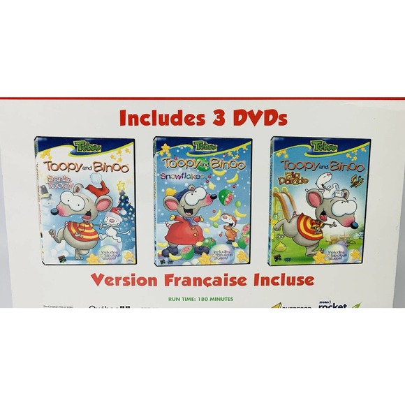 NEW A Very Toopy and Binoo Christmas 3 DVD Set Fun Holiday Santa Snowman Gift - Picture 8 of 8